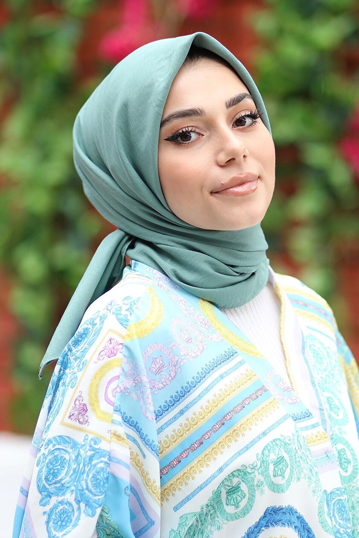 Organic Pamuk Kraş Eşarp - Çağla - Organic ScarfsOrganic Scarfs