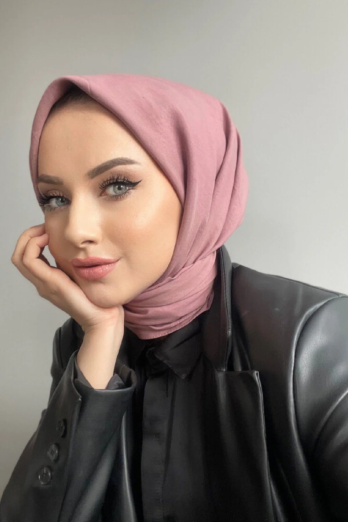 Pamuk Kraş Soft Eşarp - Mürdüm - Organic ScarfsOrganic Scarfs