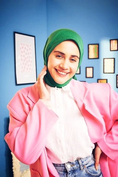 Pamuk Kraş Soft Eşarp - Yeşil - Organic ScarfsOrganic Scarfs