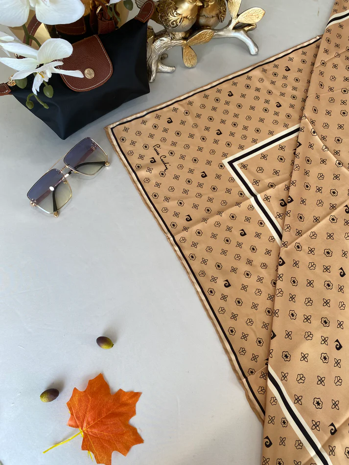 Pier Cardin Twill Eşarp 44132 - Camel