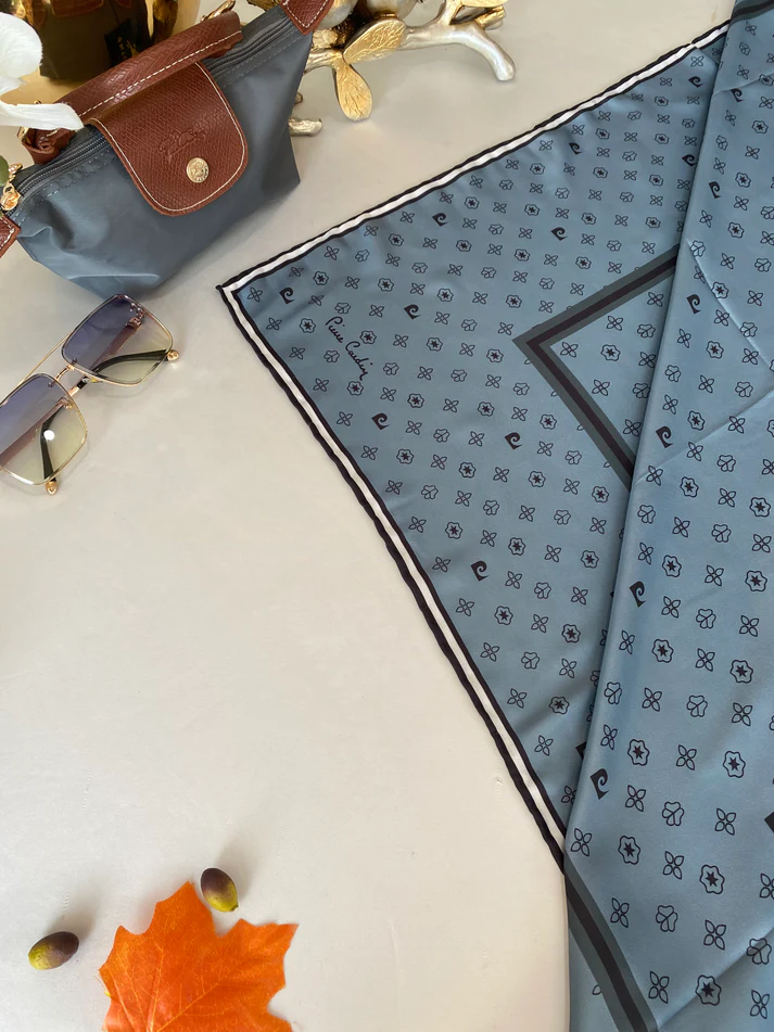 Pier Cardin Twill Eşarp 44132 - Füme