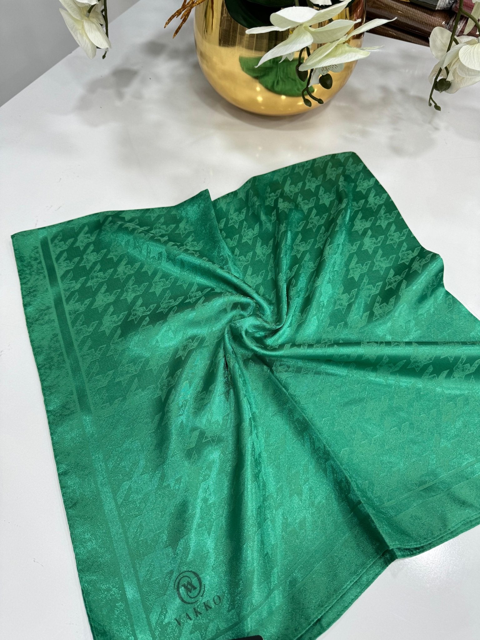 Vakko Kazayağı Desen Eşarp - Benetton - Organic ScarfsOrganic Scarfs