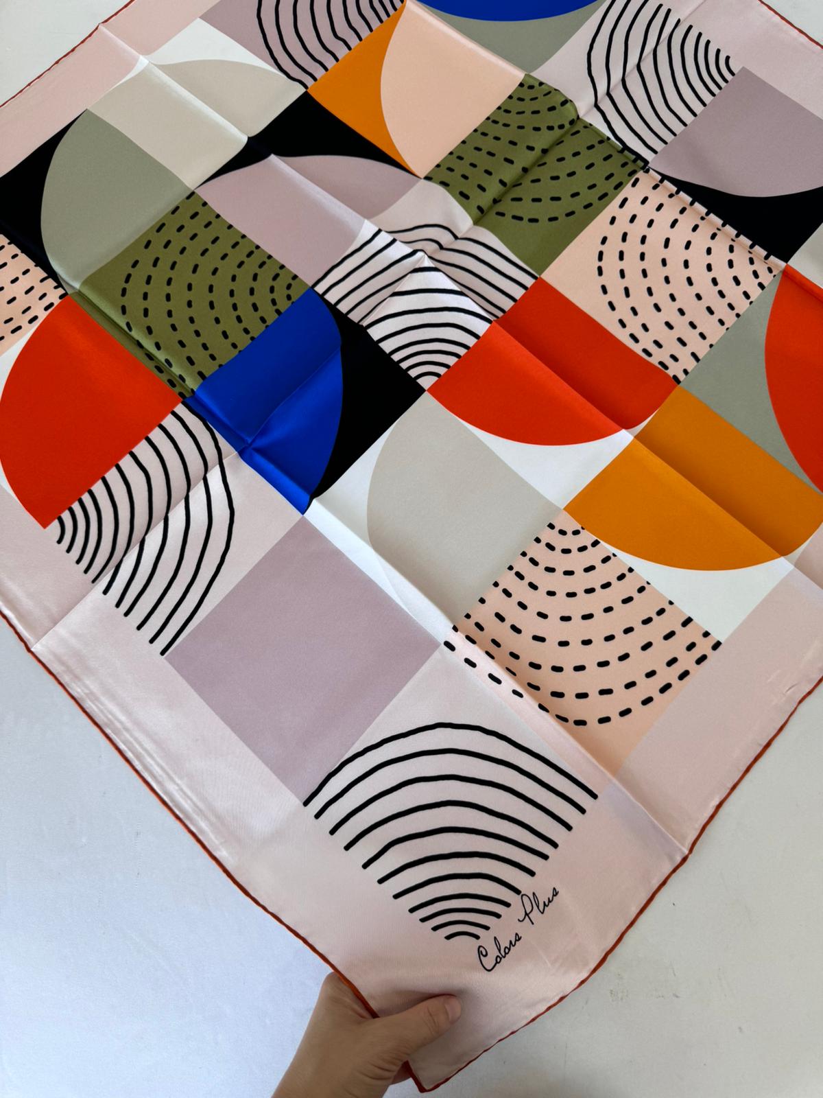 COLOR PLUS OVAL DESEN 0 İPEK 280398 - Haki