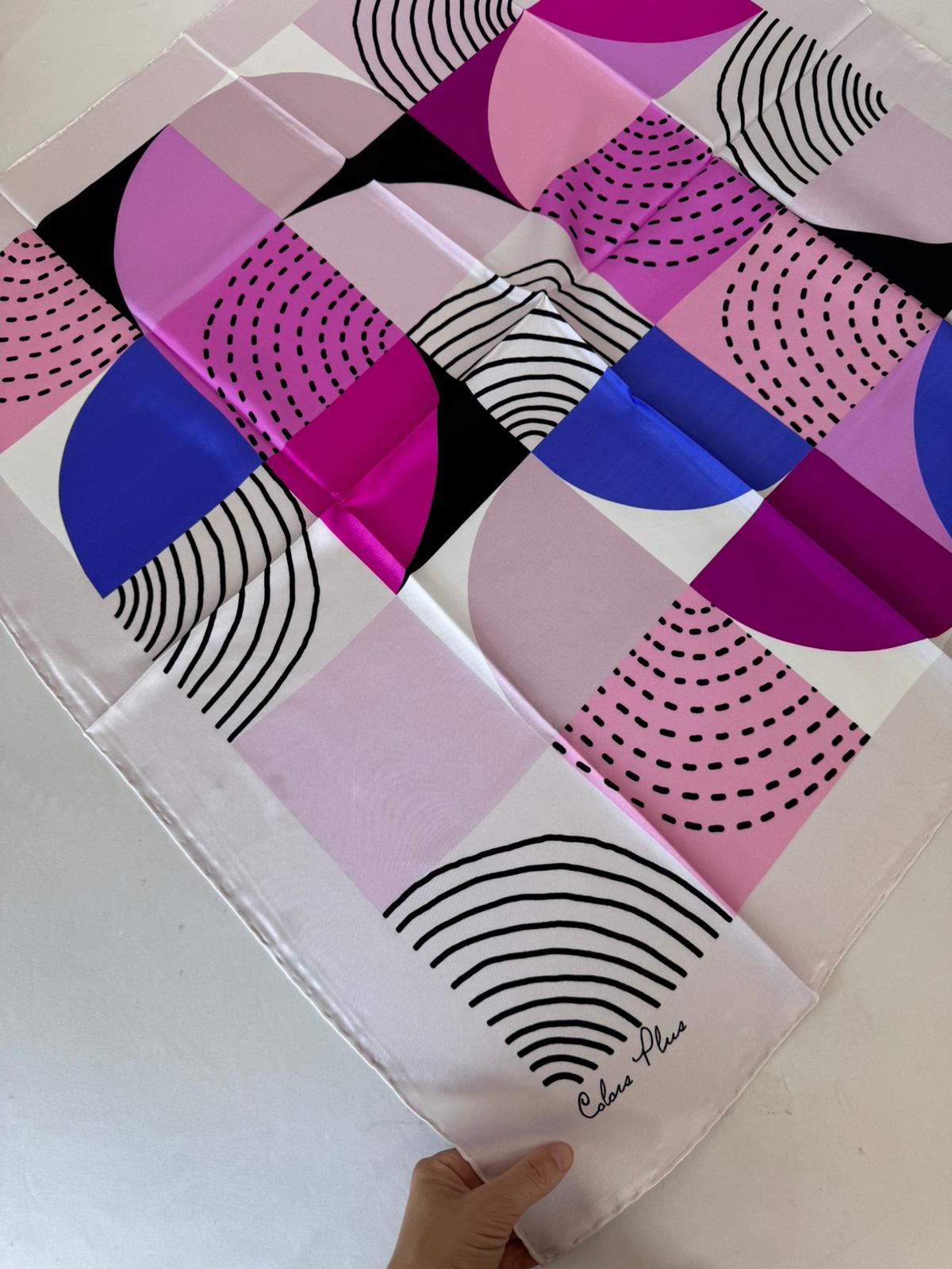 COLOR PLUS OVAL DESEN 0 İPEK 280398 - Mürdüm