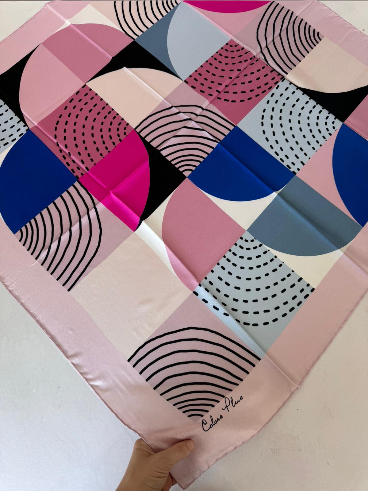 COLOR PLUS OVAL DESEN 0 İPEK 280398 - Pudra lacivert