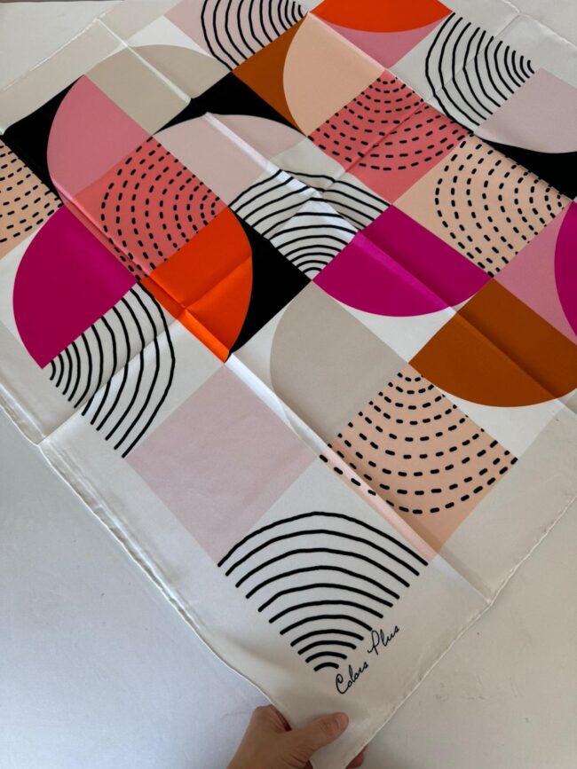 COLOR PLUS OVAL DESEN 0 İPEK 280398 - Turunu Fuşya